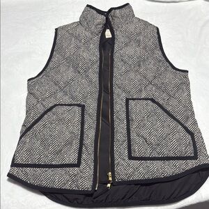 J. Crew Factory Women's Herringbone Quilted Puffer Vest
